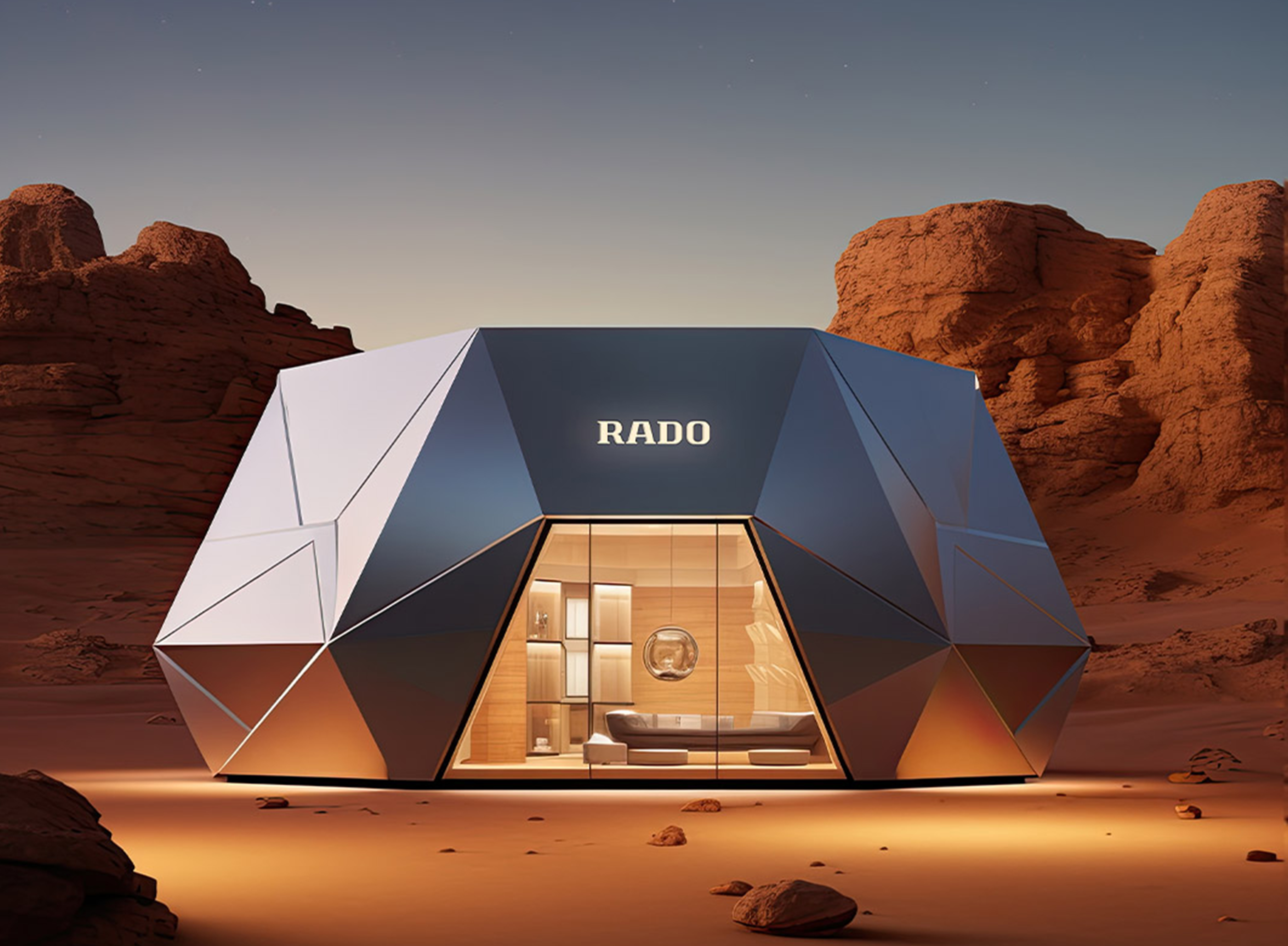 Rado瑞士雷达表Ceramos&trade;碳化钛金属陶瓷门市
